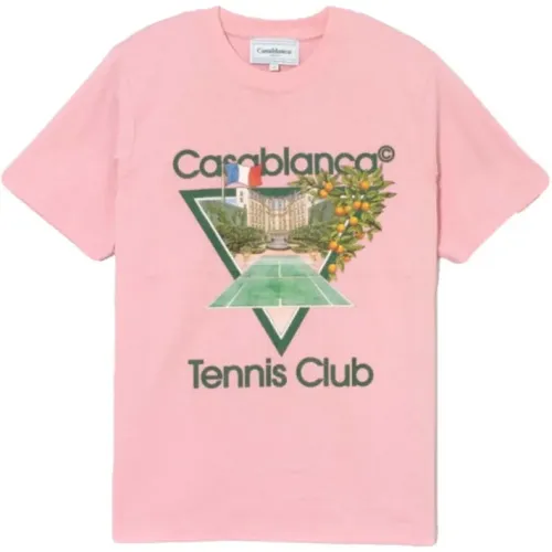 Tennis Club Icon T-Shirt Casablanca - Casablanca - Modalova