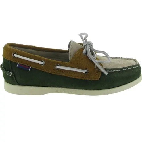 Portland Jib Docksides Schuhe , Herren, Größe: 43 1/2 EU - Sebago - Modalova