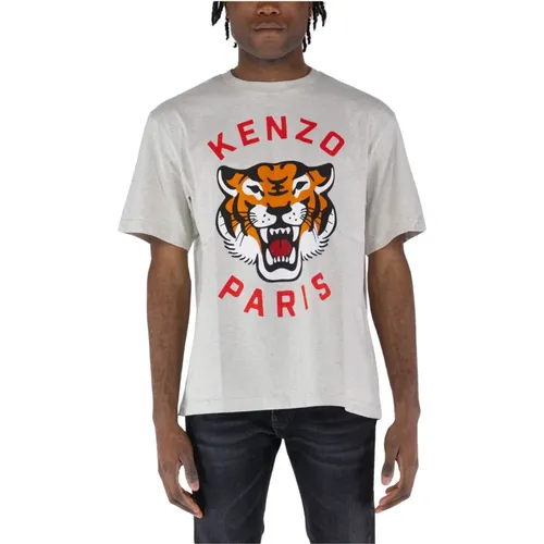 Stylish Tiger T-Shirt , female, Sizes: L, M, S - Kenzo - Modalova