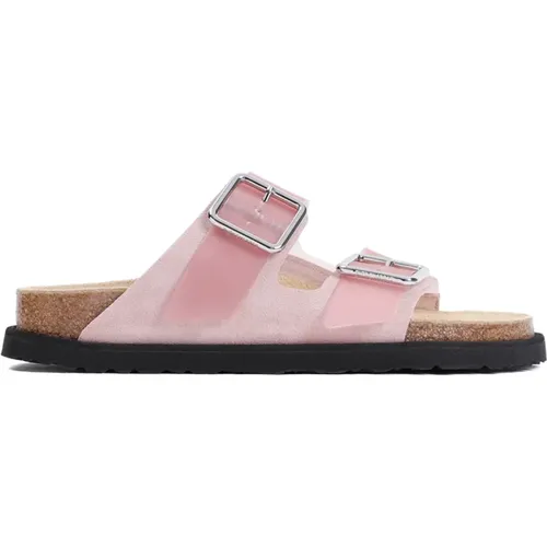 Leather Double Strap Sandals , female, Sizes: 5 UK, 3 UK, 4 UK, 6 UK, 7 UK - Birkenstock - Modalova