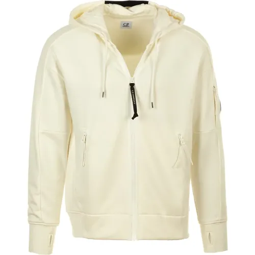 Modern Diagonal Zip Sweatshirt , male, Sizes: L, XL - C.P. Company - Modalova
