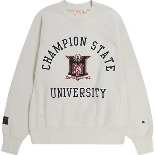 Crewneck Sweatshirt , male, Sizes: L, XL, S - Champion - Modalova