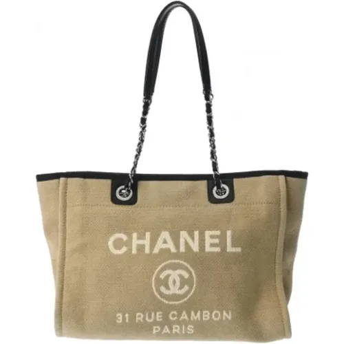 Pre-owned Canvas chanel-bags , female, Sizes: ONE SIZE - Chanel Vintage - Modalova