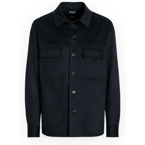 Cashmere Overshirt , male, Sizes: L, XL - Ermenegildo Zegna - Modalova