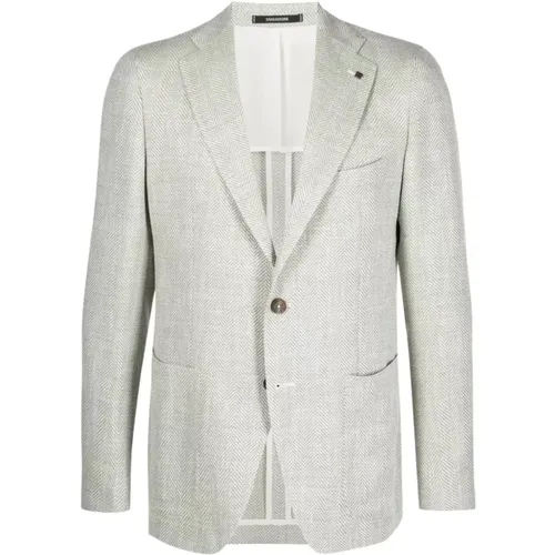 Indigo Vesuvio Jacket, Elevate Your Style , male, Sizes: 2XL - Tagliatore - Modalova