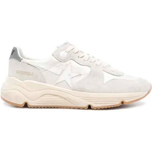 Cream Ice Running Shoes , male, Sizes: 9 UK - Golden Goose - Modalova