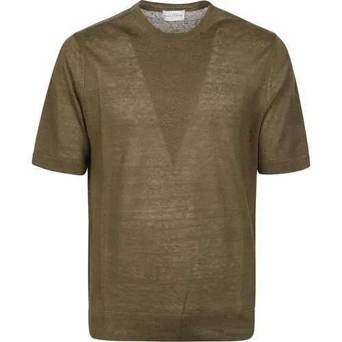 Plain T-Shirt , male, Sizes: L, S, M, XL - Ballantyne - Modalova