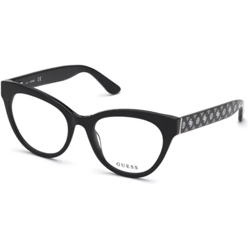 Schicke Schwarze Brille für Stilvolles Upgrade , unisex, Größe: 54 MM - Guess - Modalova