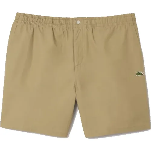 Relaxed Fit Cotton Poplin Shorts , male, Sizes: S - Lacoste - Modalova