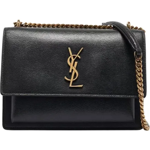 Pre-owned Leather shoulder-bags , female, Sizes: ONE SIZE - Yves Saint Laurent Vintage - Modalova