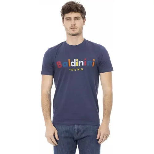 T-Shirts , Herren, Größe: L - Baldinini - Modalova