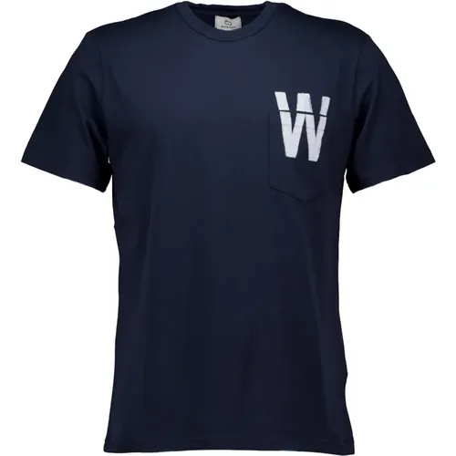 T-Shirts , male, Sizes: 2XL, XL - Woolrich - Modalova