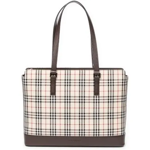 Pre-owned Canvas totes , female, Sizes: ONE SIZE - Burberry Vintage - Modalova