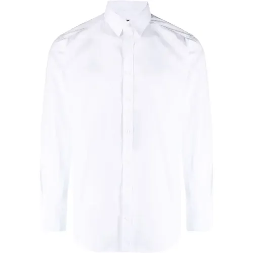 Casual Cotton Shirt in Blue , male, Sizes: 5XL, M, 2XL, 4XL, L, 3XL, XL - Dolce & Gabbana - Modalova