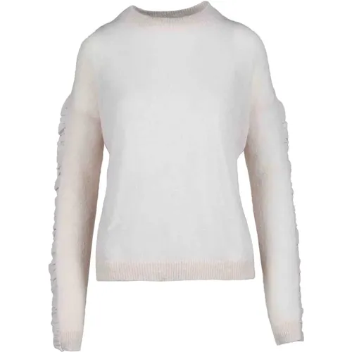 Weicher Alpaka-Wollmischpullover , Damen, Größe: XS - pinko - Modalova