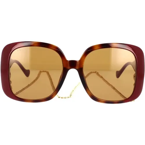 Gg1029Sa 003 Sunglasses , female, Sizes: 57 MM - Gucci - Modalova