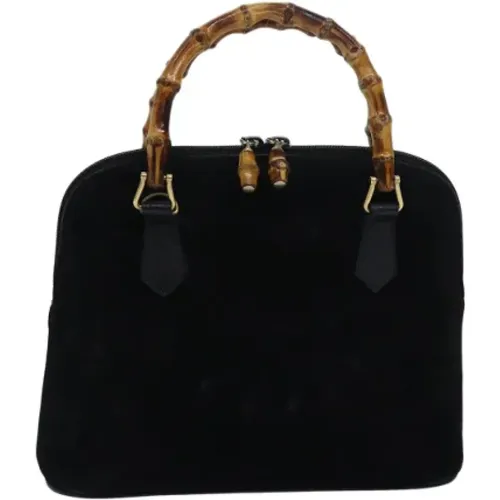 Pre-owned Suede gucci-bags , female, Sizes: ONE SIZE - Gucci Vintage - Modalova