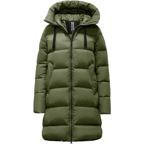 Nylon Long Down Jacket - Geneva , female, Sizes: S - BomBoogie - Modalova