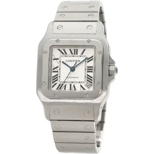 Pre-owned Stainless Steel watches , male, Sizes: ONE SIZE - Cartier Vintage - Modalova