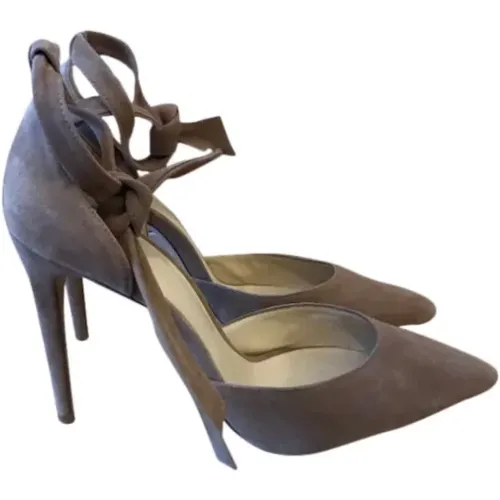 Pre-owned Suede heels , female, Sizes: 6 1/2 UK - Alexandre Birman Pre-owned - Modalova