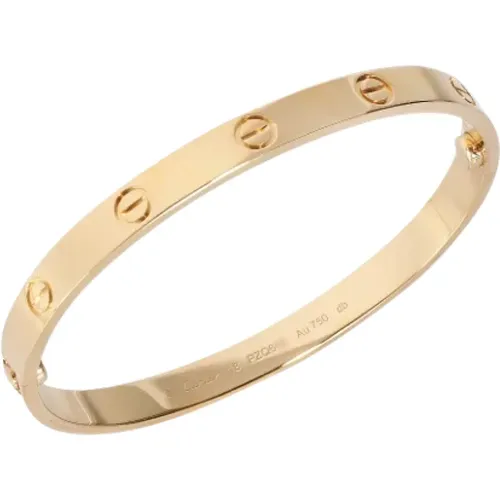 Pre-owned Gold bracelets , female, Sizes: ONE SIZE - Cartier Vintage - Modalova