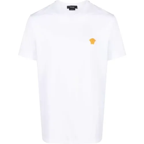 Weiße T-Shirts und Polos , Herren, Größe: XL - Versace - Modalova