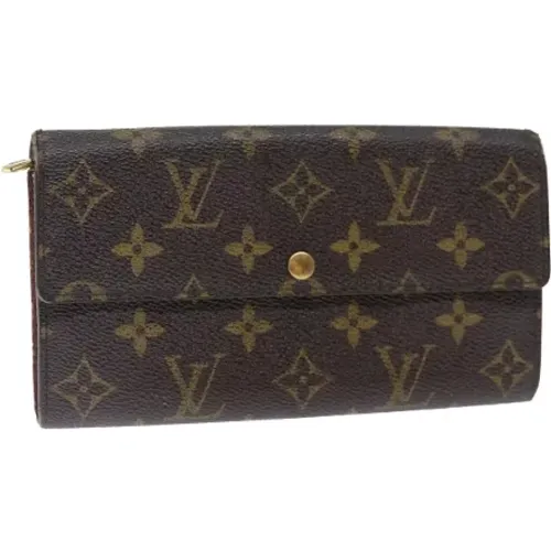 Pre-owned Canvas wallets , female, Sizes: ONE SIZE - Louis Vuitton Vintage - Modalova