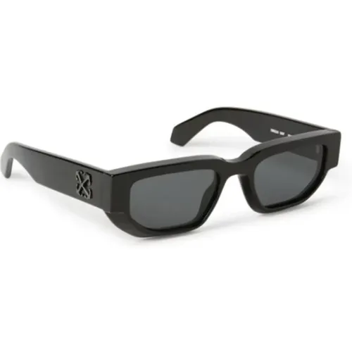 Stilvolle Sonnenbrille , unisex, Größe: 54 MM - Off White - Modalova