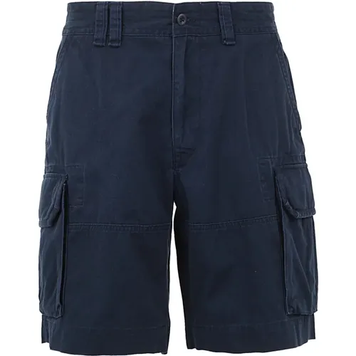 Aviator Navy Cargo Shorts , male, Sizes: W30, W32, W31 - Ralph Lauren - Modalova