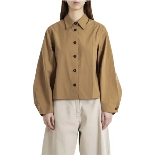 Mulder shirt with balloon sleeves , female, Sizes: S - Studio Nicholson - Modalova