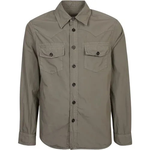 Shirt jacket , male, Sizes: S, M, L - Original Vintage - Modalova