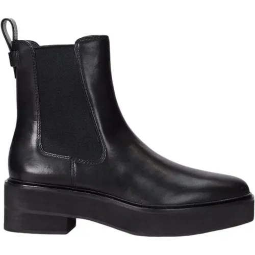 Klassische Lederstiefel , Damen, Größe: 40 1/2 EU - Ralph Lauren - Modalova