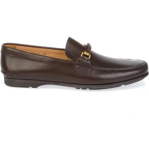 Burnt Mocassino Fit Loafers , male, Sizes: 9 1/2 UK - Church's - Modalova