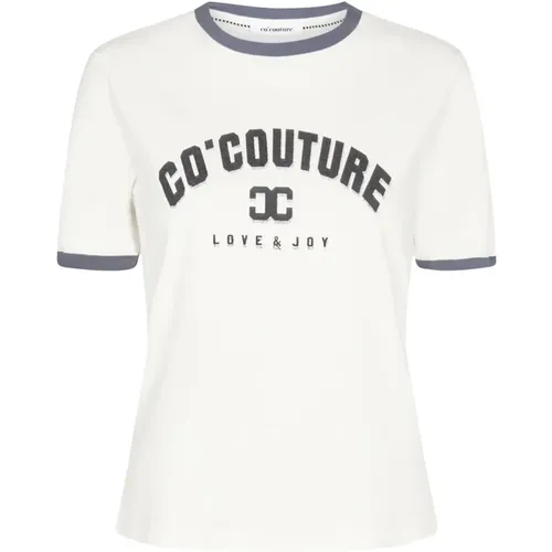 Stylisches T-Shirt , Damen, Größe: S - Co'Couture - Modalova