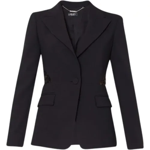 Cut-Out Lace Jacket , female, Sizes: XS, M, S - Liu Jo - Modalova