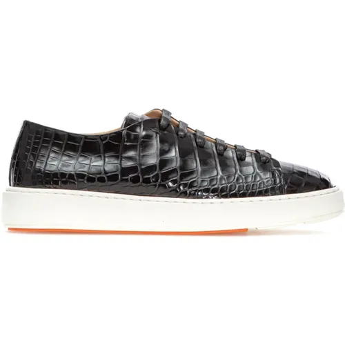 Stylish Sneakers Mpcd21669Barefcon51 , male, Sizes: 9 1/2 UK, 10 UK, 8 UK - Santoni - Modalova