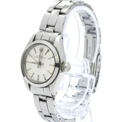 Pre-owned Stainless Steel watches , female, Sizes: ONE SIZE - Rolex Vintage - Modalova