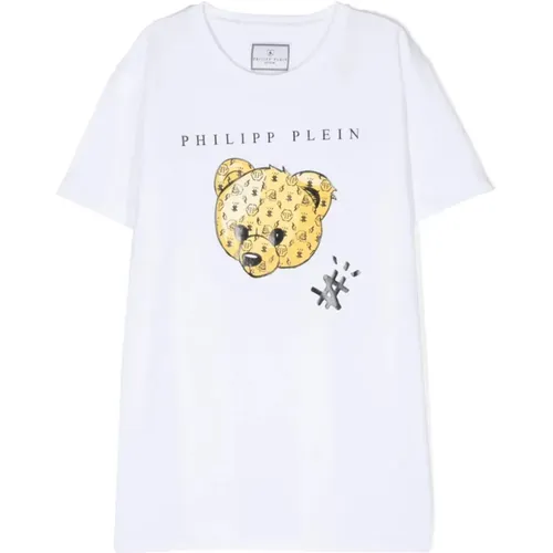 T-Shirt mit Teddybär-Motiv - Philipp Plein - Modalova