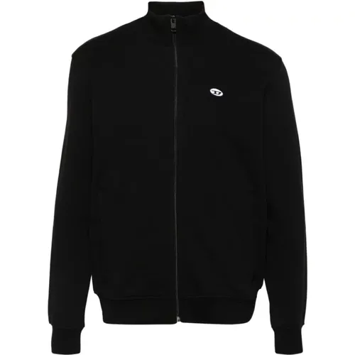 Sweater with Logo Patch , male, Sizes: M, 2XL, L - Diesel - Modalova