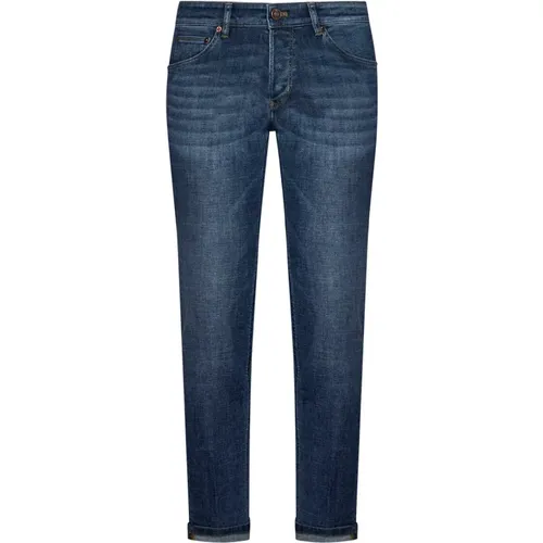 Indigo Blaue Denim Jeans , Herren, Größe: W33 - PT Torino - Modalova