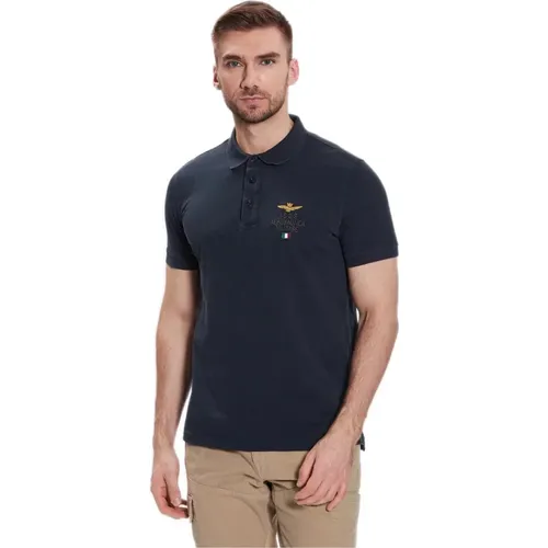 Stylish Polo Shirt , male, Sizes: 4XL, L, S, XL - aeronautica militare - Modalova
