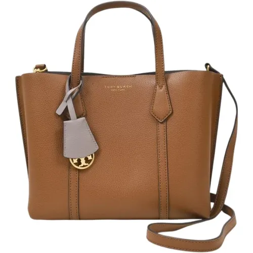 Braune Leder Kleine Tasche Perry - TORY BURCH - Modalova