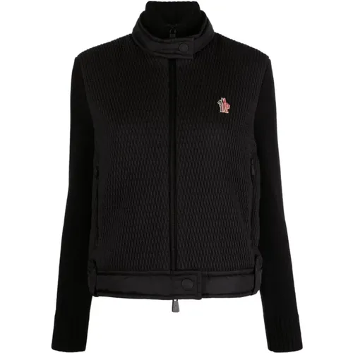 Hybrid Zip Jacket , female, Sizes: L, M - Moncler - Modalova