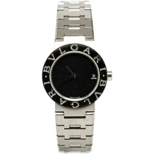 Pre-owned Stainless Steel watches , female, Sizes: ONE SIZE - Bvlgari Vintage - Modalova