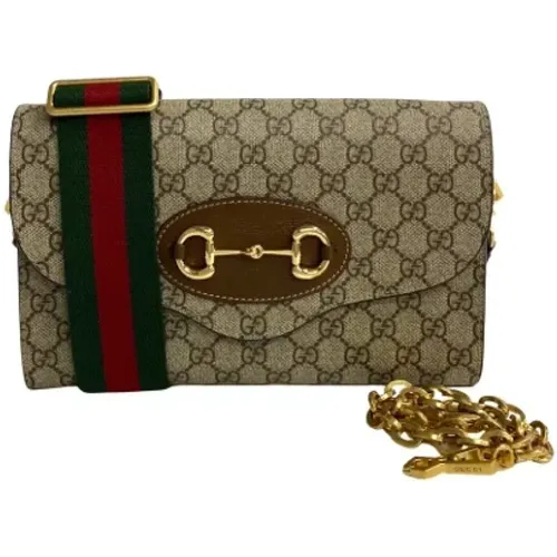 Pre-owned Leder schultertasche - Gucci Vintage - Modalova