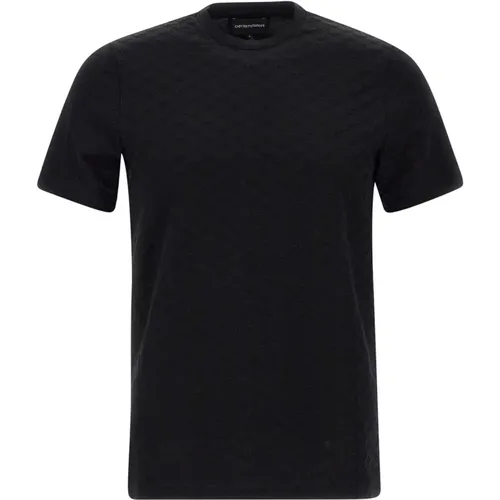 Signature Collection: T-shirts and Polos , male, Sizes: 2XL, XL, M - Emporio Armani - Modalova