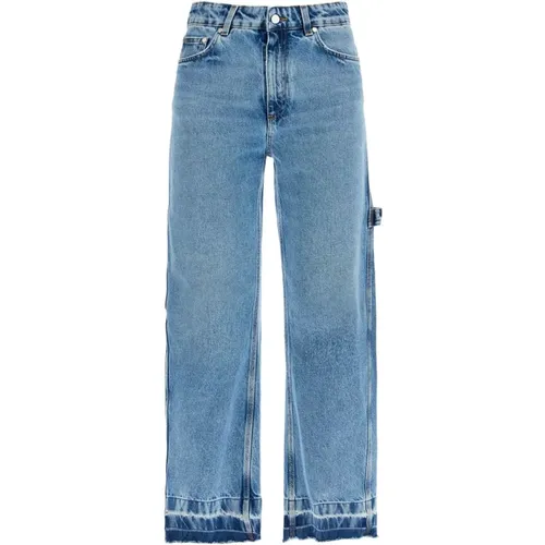 Vintage Barrel Jeans mit Distressed-Waschung , Damen, Größe: W27 - Stella Mccartney - Modalova