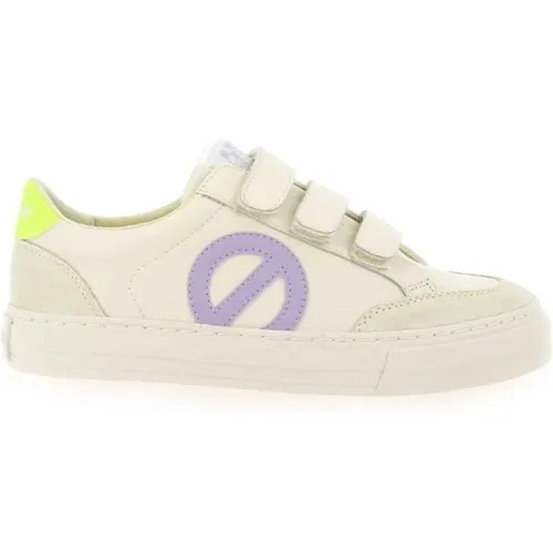 Riemen Sneakers - Eco Leder , Damen, Größe: 38 EU - No Name - Modalova