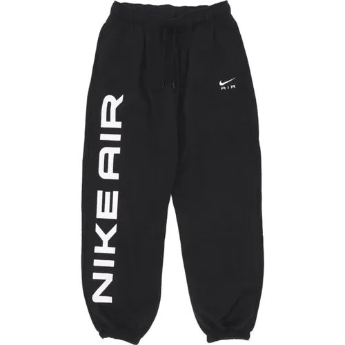 Fleece Trainingshose Air Oversized Jogger , Damen, Größe: M - Nike - Modalova