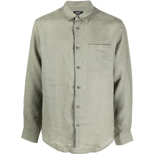 Casual Shirts , male, Sizes: XL - A.p.c. - Modalova